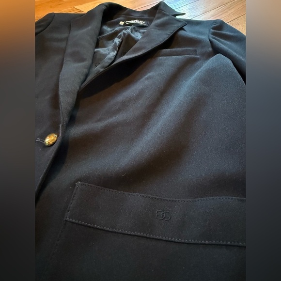 Vintage Givenchy Sport Black Jacket/Blazer Women’s Size 8 Gold Buttons READ - Picture 6 of 16